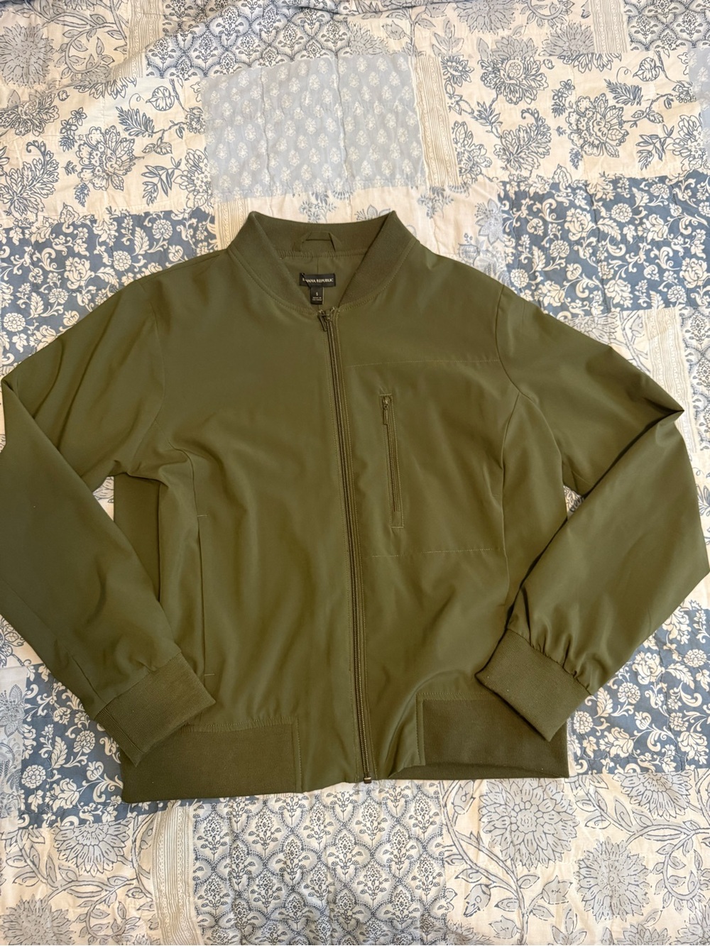 Women’s Olive Green Bomber Jacket by Banana Republic